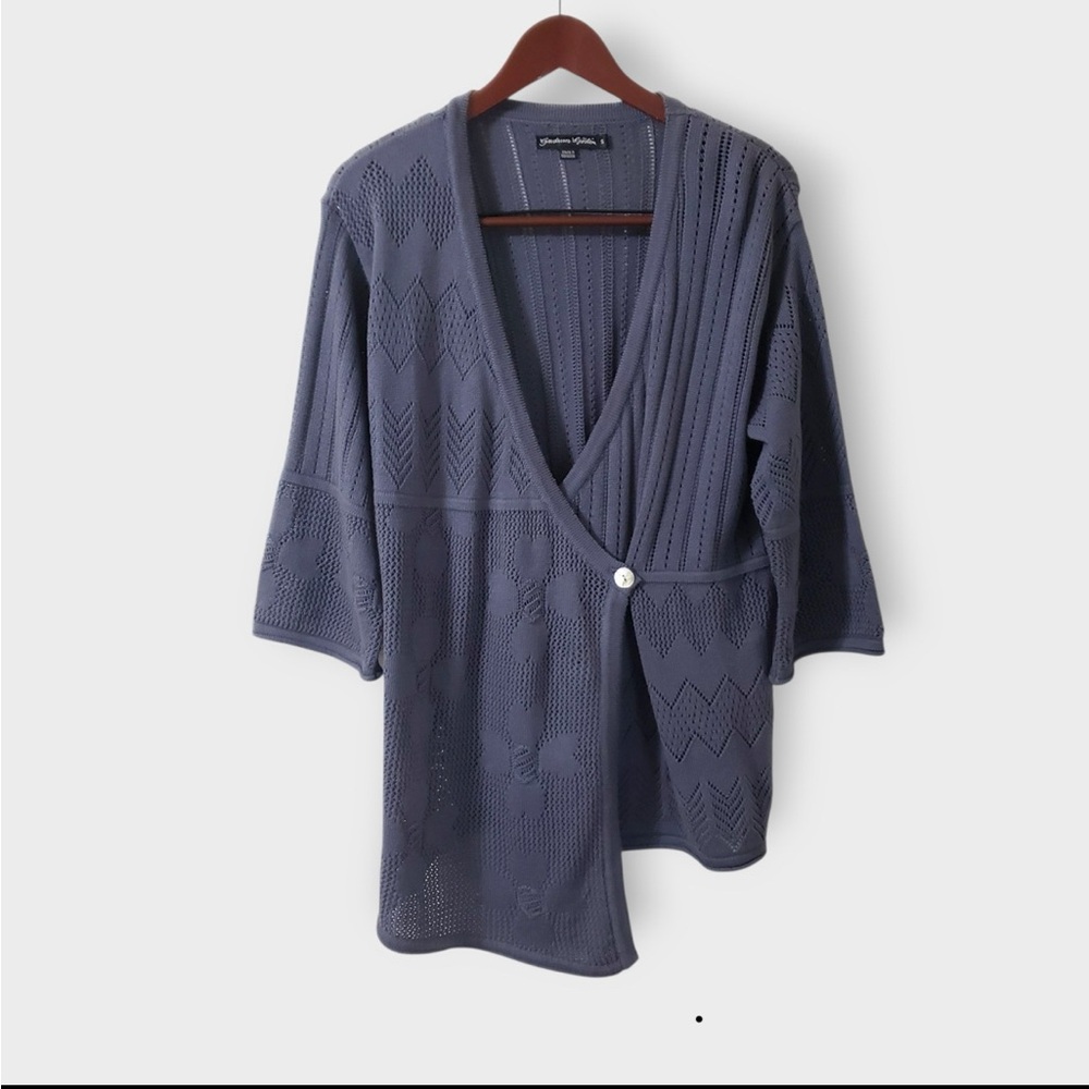 Gudrun Sjoden wrap sweater top
